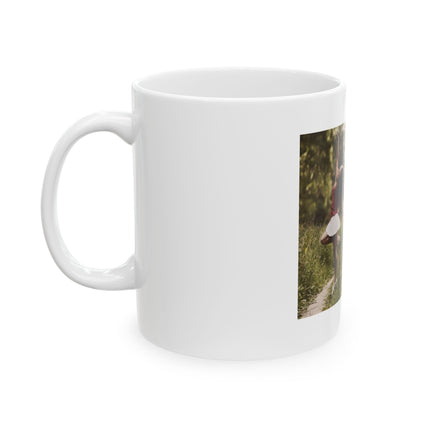 Inspirational Photo Mug — “Being Alive Is the Special Occasion” Ceramic Coffee Cup