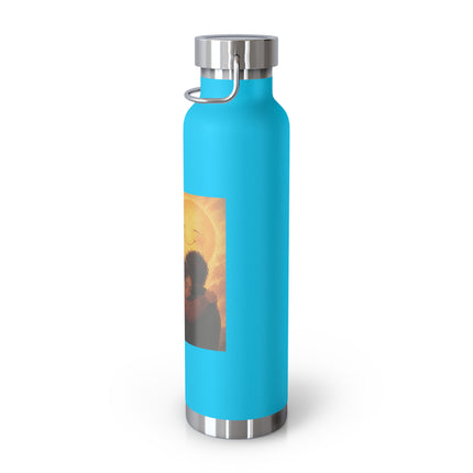 22oz Vacuum Bottle — 'Sometimes You Need A Hug' Sunset Design