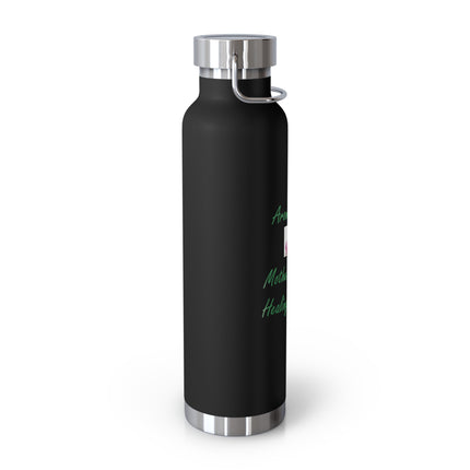 Aromatherapy Insulated Water Bottle - Mother Nature's Healing Perfume, 22oz