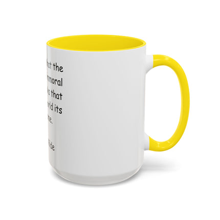 Oscar Wilde Quote Coffee Mug — Literary Quote Accent Mug (11/15oz)