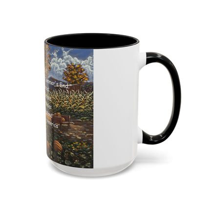 Samhain Accent Mug – 15oz Ceramic Cup with Pumpkin Spice Wit