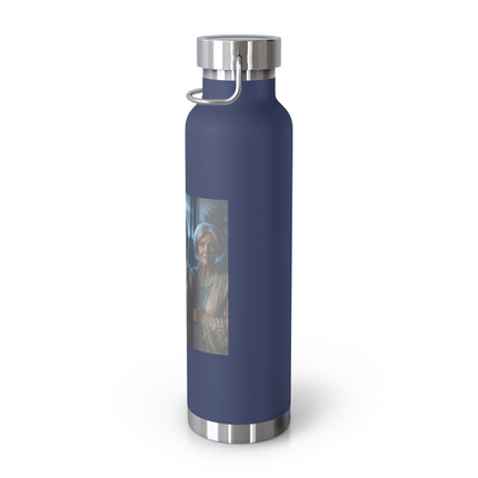 Mystical Copper Flask – 22oz Insulated Bottle with Wiccan Charm