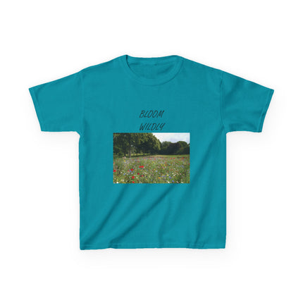 Kids Bloom Wildly Tee – Nature-Inspired Graphic Shirt for Spring Fun