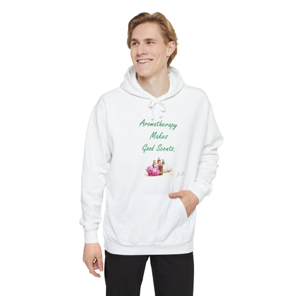 Aromatherapy Hoodie — "Aromatherapy Makes Good Scents" Cozy Scent Lover Pullover
