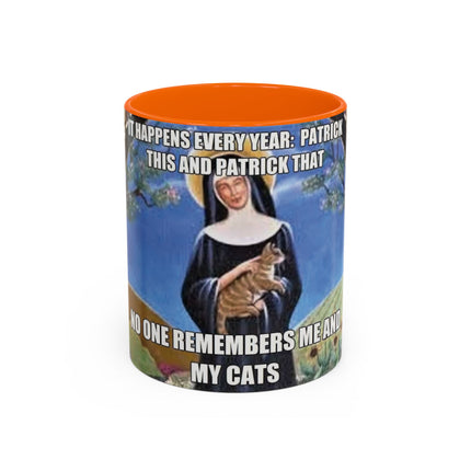 Funny Cat Lover Mug – ‘No One Remembers Me and My Cats’ – 11oz