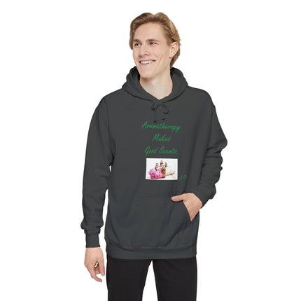 Aromatherapy Hoodie — "Aromatherapy Makes Good Scents" Cozy Scent Lover Pullover