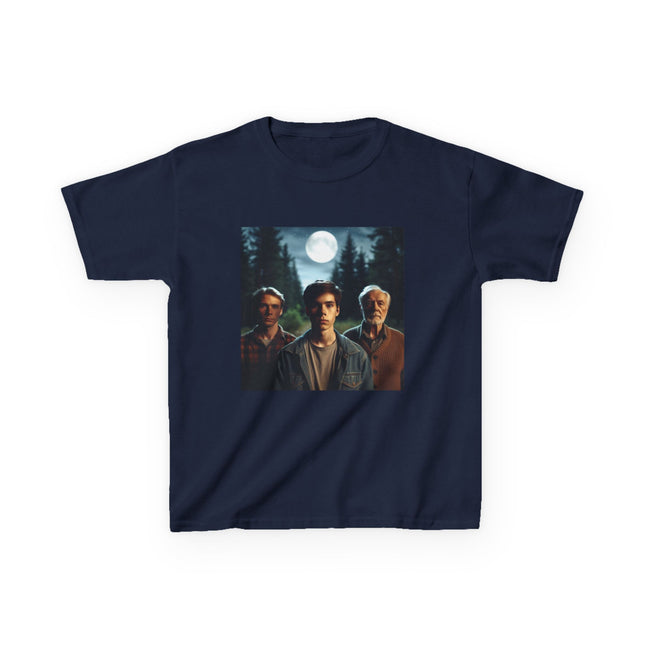 Kids' Graphic Tee – Moonlight Adventure Design
