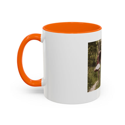 Inspirational Photo Accent Mug — “Being Alive Is the Special Occasion”