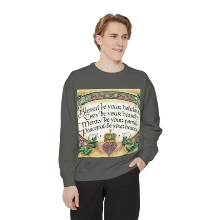 Blessed Be Your Holidays Unisex Sweatshirt - Cozy & Heartfelt Gift