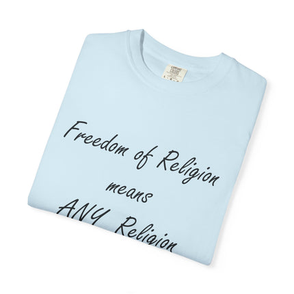 Freedom of Religion Unisex T-Shirt - Comfortable & Statement-Making Tee for All Beliefs