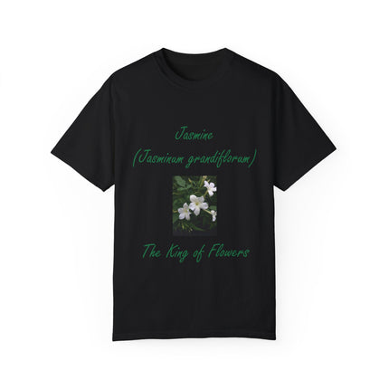 Jasmine Flower Tee – King of Flowers, Unisex Garment-Dyed