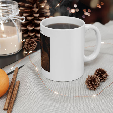 Cacao Mug — "Cacao doesn't wake me up, it brings me home" Ceramic Coffee Tea Cup (11oz, 15oz)