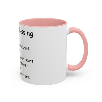 Irish Blessing Accent Mug | 11oz Ceramic Cup for Daily Motivation