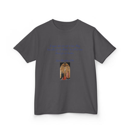 Saint Kolbe Kids Tee – Heavy Cotton Shirt for Faith & Family