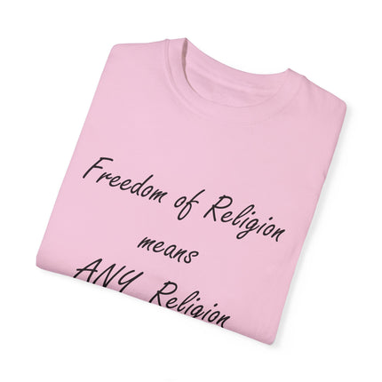 Freedom of Religion Tee – Unisex Statement Shirt for All Beliefs
