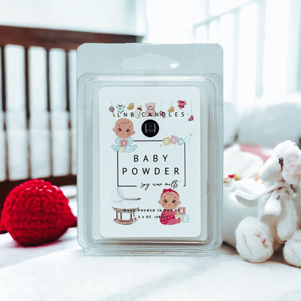 Baby Shower Powder Soy Wax Melts 3 PACK Scent-0
