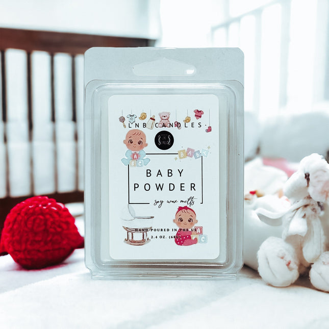 Baby Shower Powder Soy Wax Melts 3 PACK Scent-0