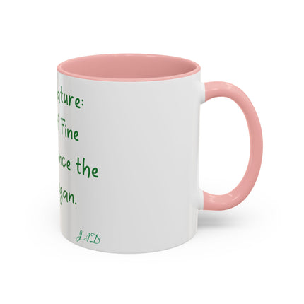 Mother Nature Accent Mug – 11oz Ceramic Cup for Nature Lovers