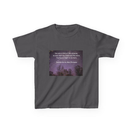 Kids Tee – “Child of the Universe” Quote – Heavy Cotton™