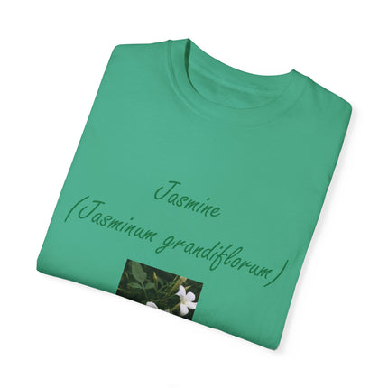 Jasmine Flower Tee – King of Flowers, Unisex Garment-Dyed