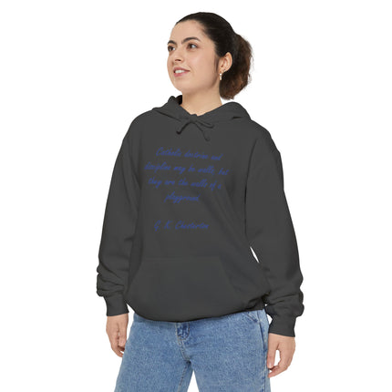 Catholic Doctrine 'Walls of a Playground' Hoodie