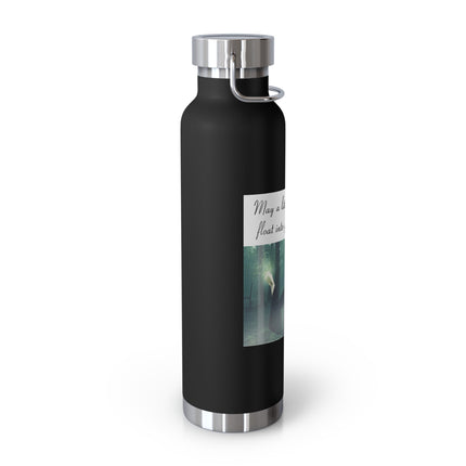 22oz Insulated Bottle — "May a Little Bit of Magic Float Into Your Life Today" Forest Design