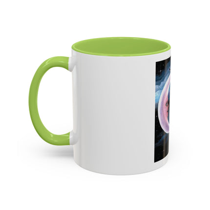 Moonlit Cat Coffee Mug — Whimsical Night Sky Art for Cat Lovers (11/15oz)