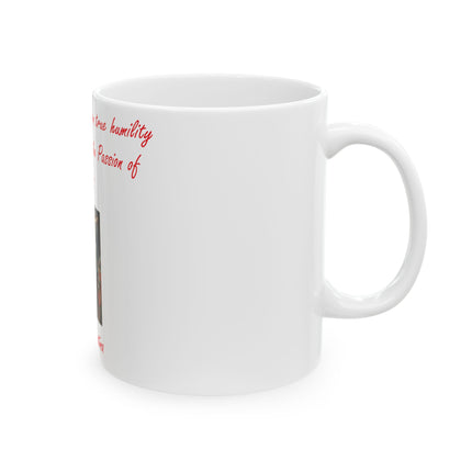 Saint Faustina Quote Mug – Reflect on Jesus – 11oz Ceramic