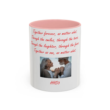 Accent Coffee Mug – “Together Forever” – Romantic Gift – 11oz
