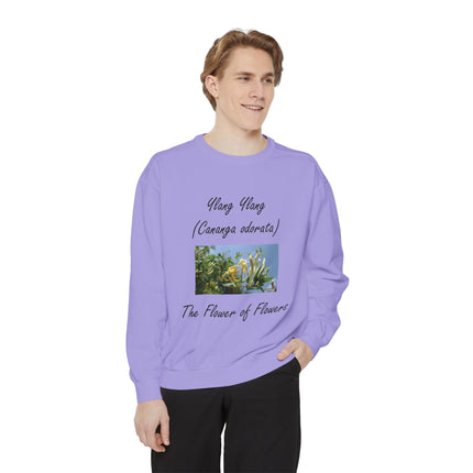 Unisex Ylang Ylang Sweatshirt - Floral Design & Comfort