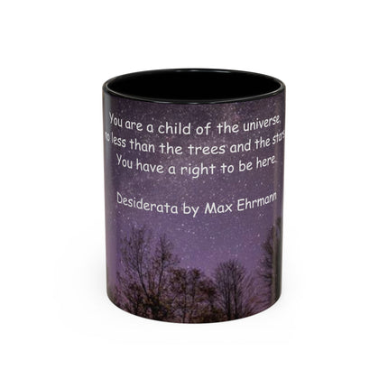 Desiderata Quote Mug – 11oz Accent Ceramic Drinkware