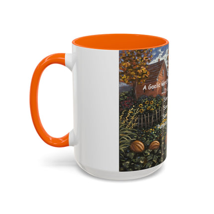 Samhain Accent Mug – 15oz Ceramic Cup with Pumpkin Spice Wit