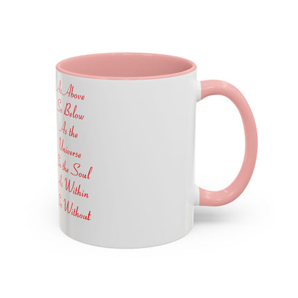 Mystical Accent Mug – “As Above, So Below” Enchanting Design, 11oz