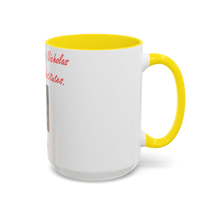 Saint Nicholas Accent Mug – 15oz Ceramic Holiday Drinkware