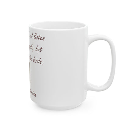 Saint Francis Tribute Mug – Nature Lover’s Ceramic – 15oz