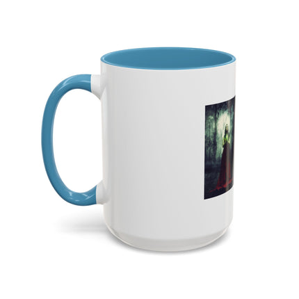 Blessed Be the Witches Accent Coffee Mug — Witchcraft Poem, Gothic Pagan Gift