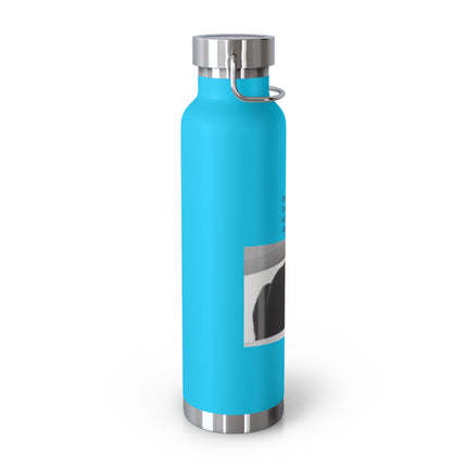 Mindful Meow 22oz Insulated Bottle — "In the Here, In the Now, No worries, Only Meow"
