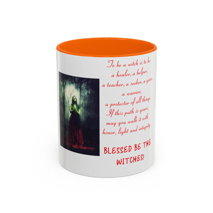 Blessed Be the Witches Accent Mug – Mystical 11oz Ceramic