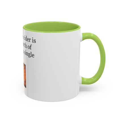 Cider Lover Accent Coffee Mug – "A well-made cider is a year’s worth of sunlight in a single sip" (11/15 oz)