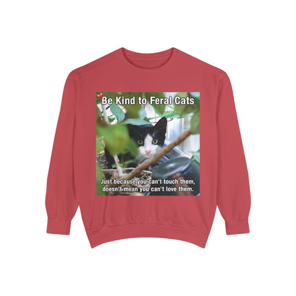 Be Kind to Feral Cats Sweatshirt — Animal Rescue Crewneck