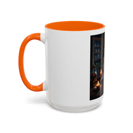 Moonlit Witch Cats Coffee Mug — Gothic Cat Magic Tea Cup (11/15oz)