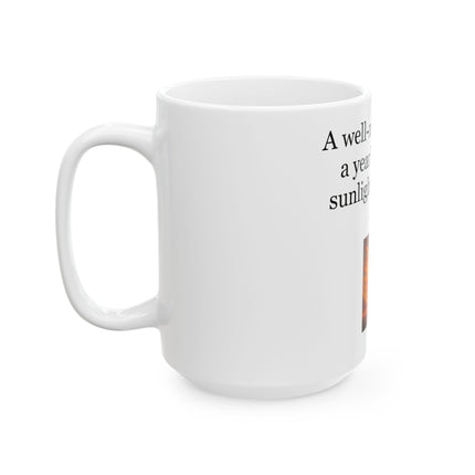 Cider Lover Mug – "A well-made cider is a year’s worth of sunlight in a single sip" Ceramic Coffee Cup (11oz/15oz)