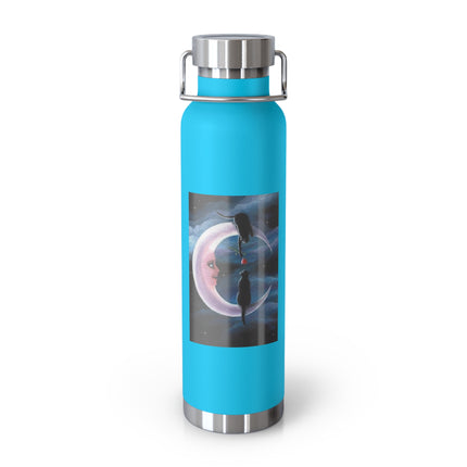 Moonlit Cats 22oz Vacuum Bottle — Insulated Copper Flask