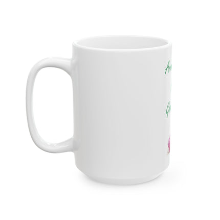 Aromatherapy Mug — "Aromatherapy Makes Good Scents" Ceramic Coffee Cup (11oz, 15oz)