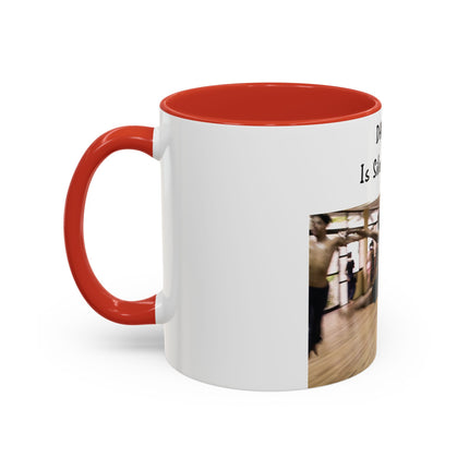 Inspirational Dance Mug – 11oz Accent Ceramic | Poetic Quote