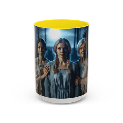 Triple Goddess Mug – 15oz Accent Ceramic Cup for Mystical Sisterhood