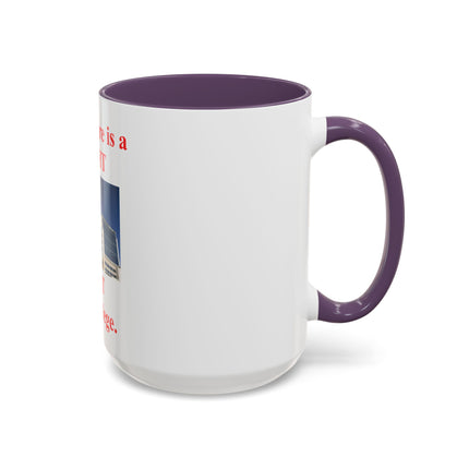 Healthcare is a Right Accent Coffee Mug - 11/15oz