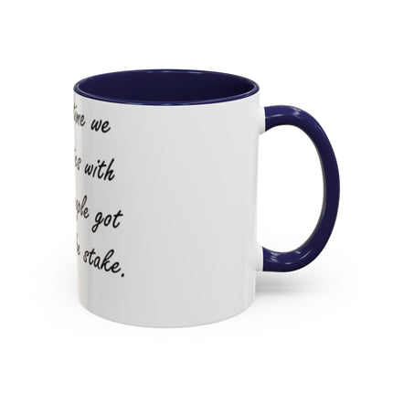 Politics & Religion Accent Mug – 11oz – Bold Conversation Starter