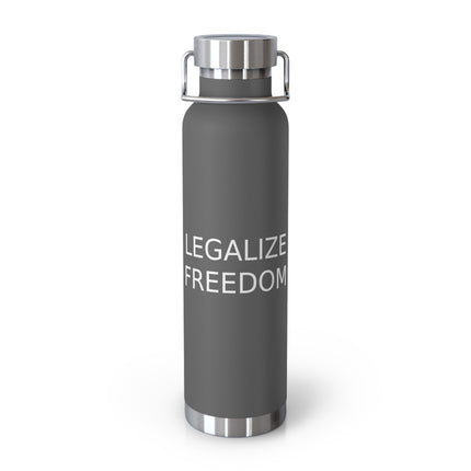 Legalize Freedom Bottle – 22oz Copper Insulated Flask for Change