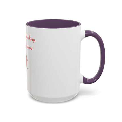 Rumi Quote Accent Mug — “Love is the whole thing. We are only pieces.”